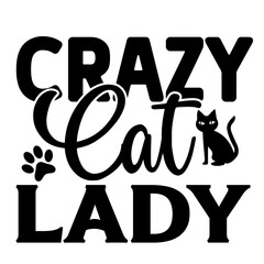 Cat SVG T shirt Quotes Design