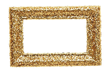 Sparkling Gold Frame Glitter Detail Arts Crafts Luxury Decorative Object Photo Holder Festive Look