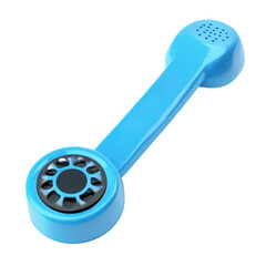 Telephone, Old pastel stationary phone phone handsets, isolated on transparent background