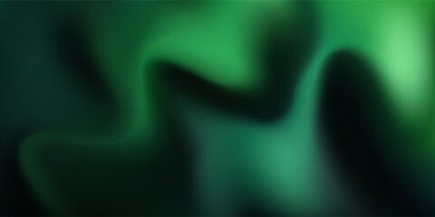 3D Abstract Eco Nature Background with Smooth Waves