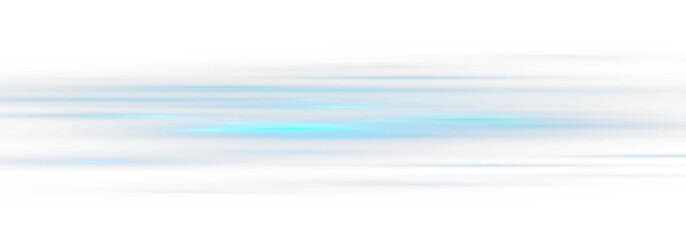 Cyan Glowing Neon Motion Lines and Light Blue Abstract Trails. Shine Effect with Starburst, Sunshine Beam, Glow Wave and Isolated Transparent Light Overlay for Futuristic or Tech Design