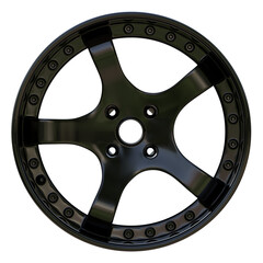 Obraz premium Rims car black metal