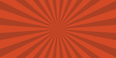 Retro orange sunburst design illustrating radiating light and energy perfect for pop art and vintage style decorations