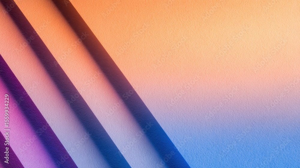 Poster abstract gradient background with diagonal shadows creating a dynamic visual effect