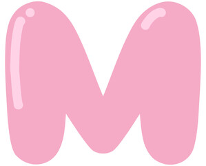 Alphabet of Shiny Balloon M