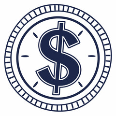 Obraz premium Dollar sign icon