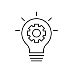 Big Idea Innovation Line Icon