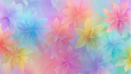 Abstract floral background with pastel colors