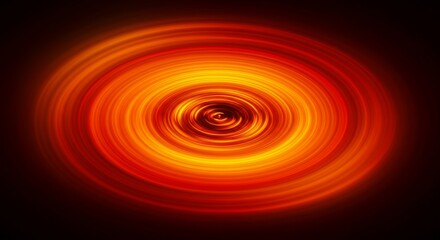 Abstract Orange and Red Swirling Vortex Graphic Background