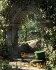 Ancient archway, Irish scene