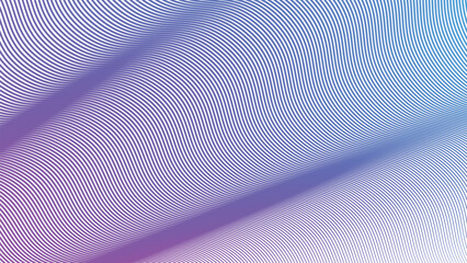 Purple and blue stripes wavy line pattern background for modern abstract fabric web and graphic design