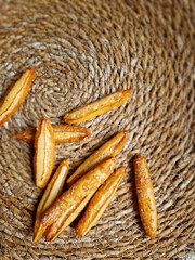 mini biscuits on a table