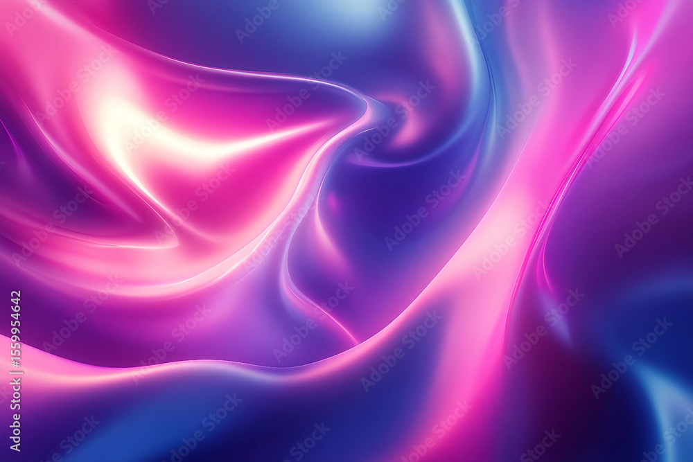 Poster 3d rendering creative abstract geometric background created ai generative