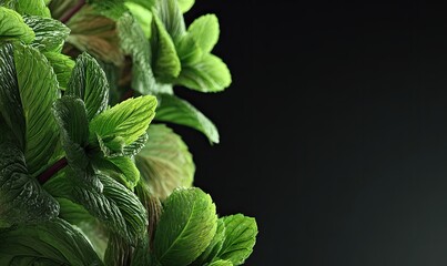 Close-up mint leaves