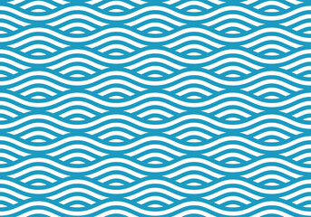 Abstract seamless pattern with waves