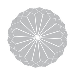 Dimoned  shape  icon mandala vector design, 