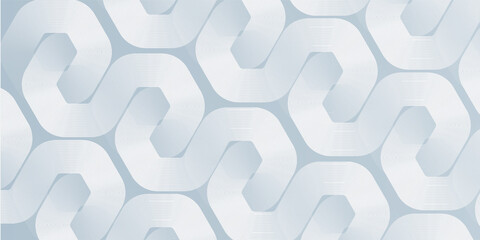 Geometric stripe hexagon lines on gray background line art abstract modern nice simple illustration light glowing