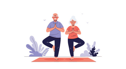 Active and Healthy Living for Seniors A Guide to Yoga and Mindfulness Practices