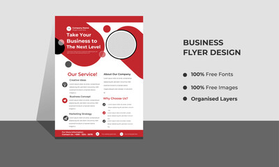 Business Flyer with Minimalist Style and Bold Headlines