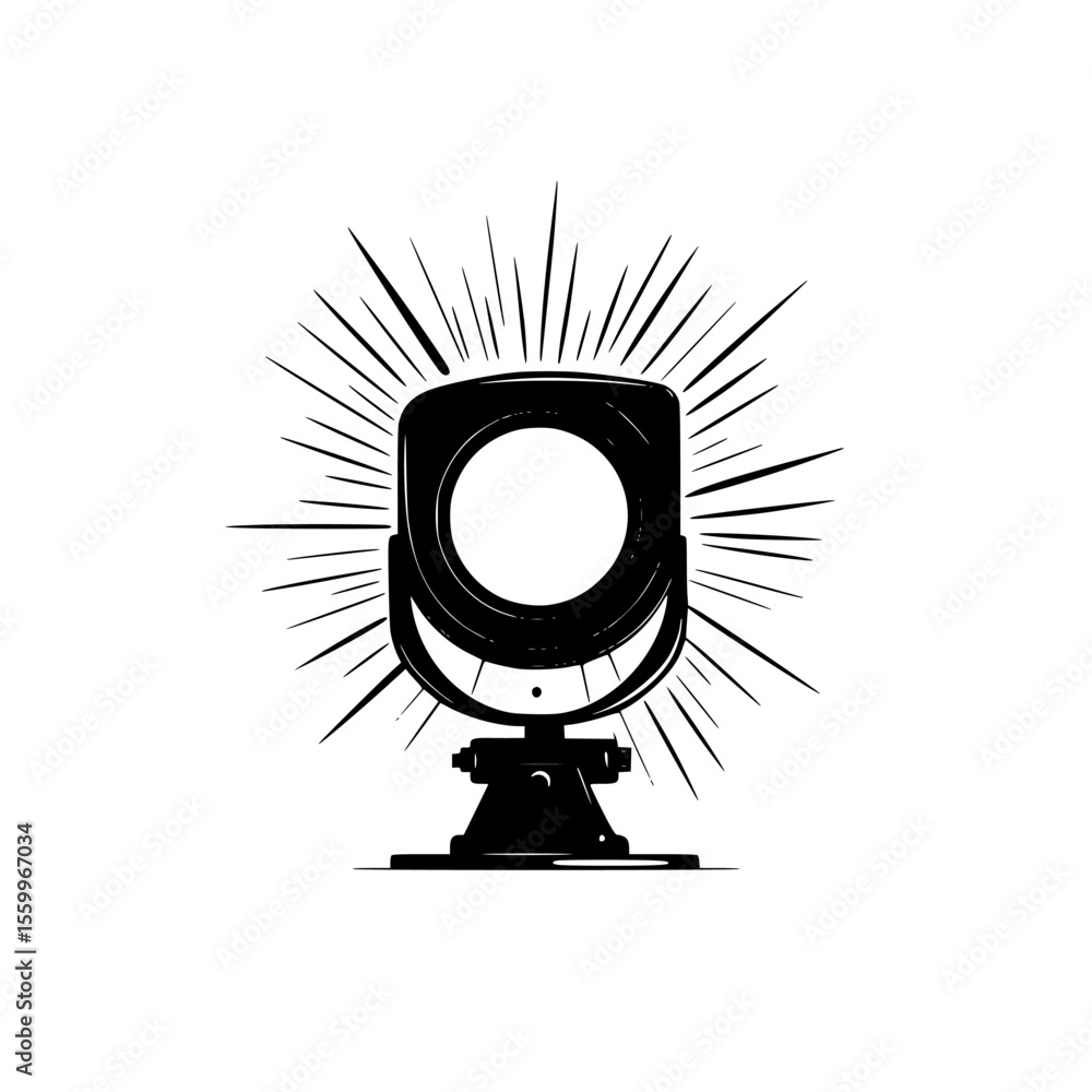 Poster Silhouette pictogram icons representing various actions and objects in a clear and concise format for design purposes