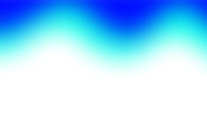 Aesthetic abstract wave element gradient blue color blurred with transparent background	