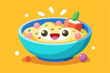 Ideal for use in breakfast-themed designs, food packaging, children's content, or educational materials