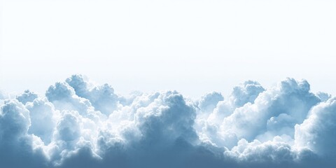 Blue white gradient cloud weather nature outdoors.