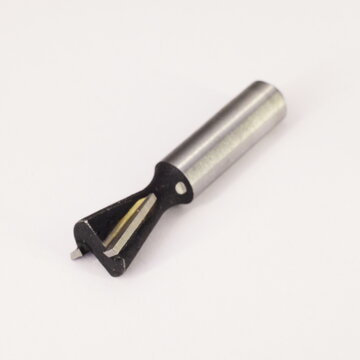wood milling cutter on white background - woodworking milling tool