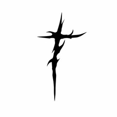 Abstract tribal letter t vector art tattoo elements