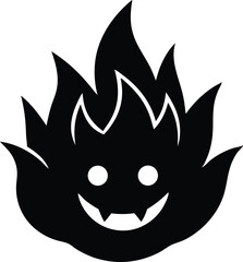 exciting fire emoji illustration