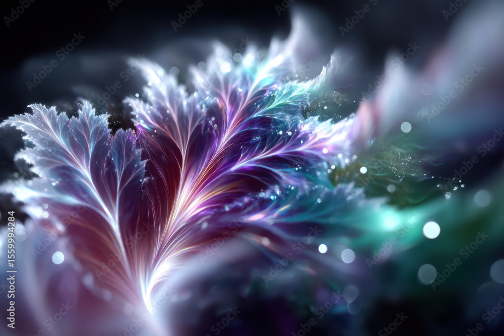 Poster colorful abstract patterns create a mesmerizing digital art display in vivid detail