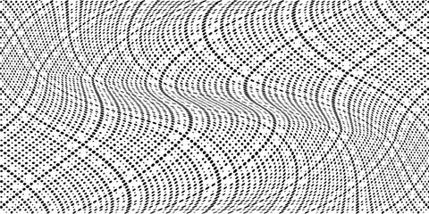 Obraz premium Dotted halftone gradient texture.