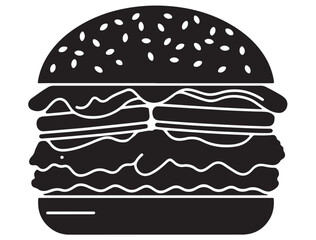 BURGER SILHOUETTE
