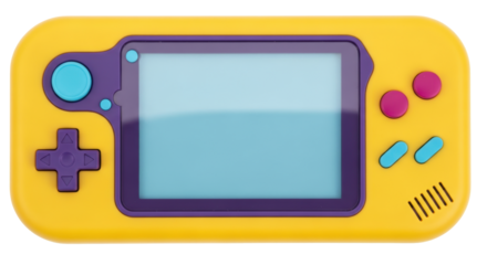 Isolated Retro Handheld Game