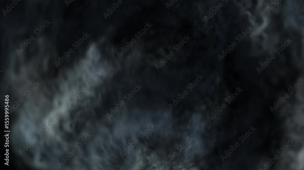 Poster energy smoke liquid fluid waves pulsing on black background with motion blur. abstract visual motion