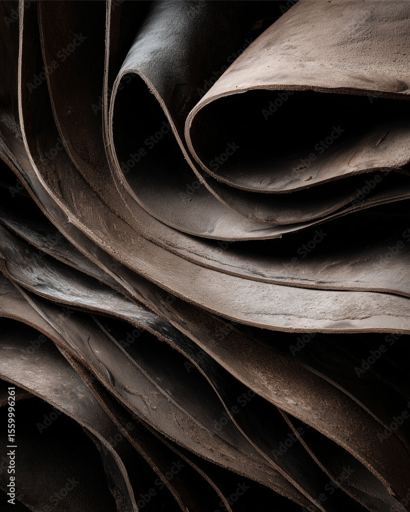 Poster texture's embrace: an abstract art piece showcasing the elegance of textured, undulating layers and 