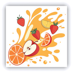 Banner image for design, web site. Watermelon drink in glasses and slices of watermelon on plate on light gray table background. Table top view with copy space