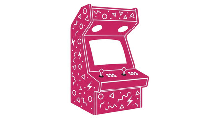 Isolated Arcade Machine