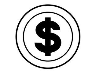money icon 01 : dollar, money, sign, currency, symbol, icon, business, 