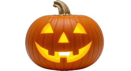 Isolated Halloween Jack-o'-Lantern
