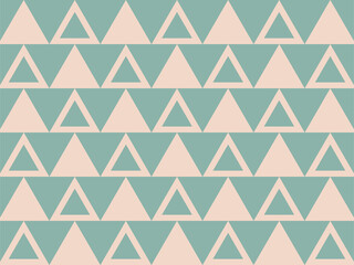 Pastel Green Retro Style Geometric Backgrounds