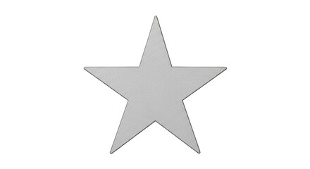 Isolated Gray Star