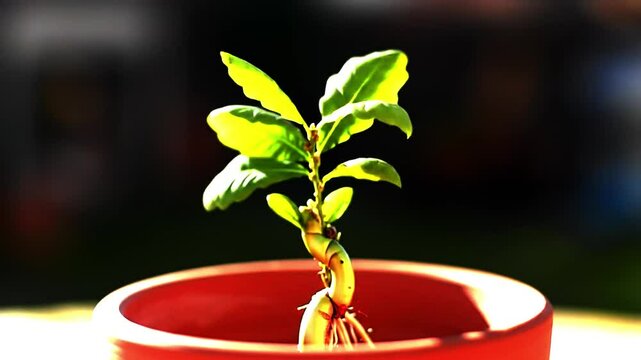 plant in a pot
