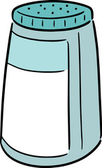 Illustration of body powder bottle
