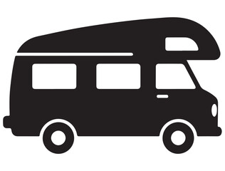 CAMPER VAN SILHOUETTE