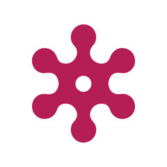 Neuron logo or nerve cell logo with concept vector illustration template.