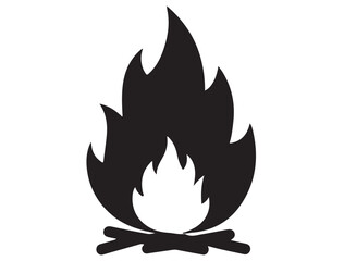 CAMPFIRE SILHOUETTE