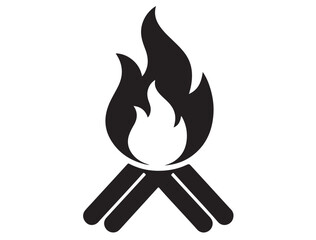 CAMPFIRE SILHOUETTE