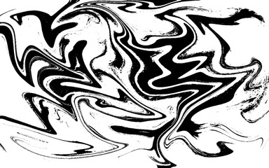 Liquid marble texture design, colorful marbling surface, black and white, vibrant abstract paint design, vector illustration