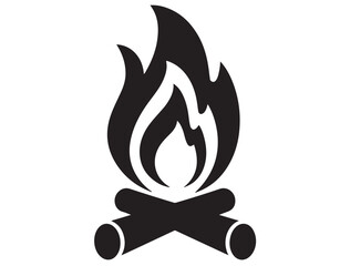 CAMPFIRE SILHOUETTE